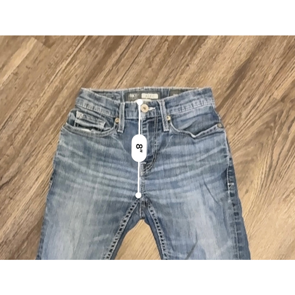 BKE Men's Alec Skinny Jeans Medium Wash Stretch Denim Buckle Sz 27R - Picture 5 of 9